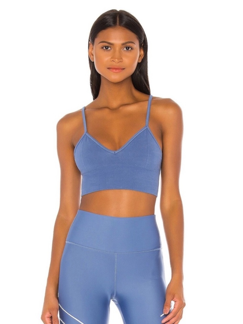 ALO Yoga Delight Bralette in Blue Jean